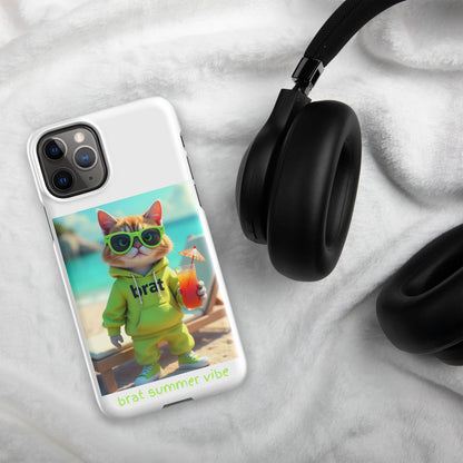 Kitty Cat Brat Summer Vibe case for iPhone®