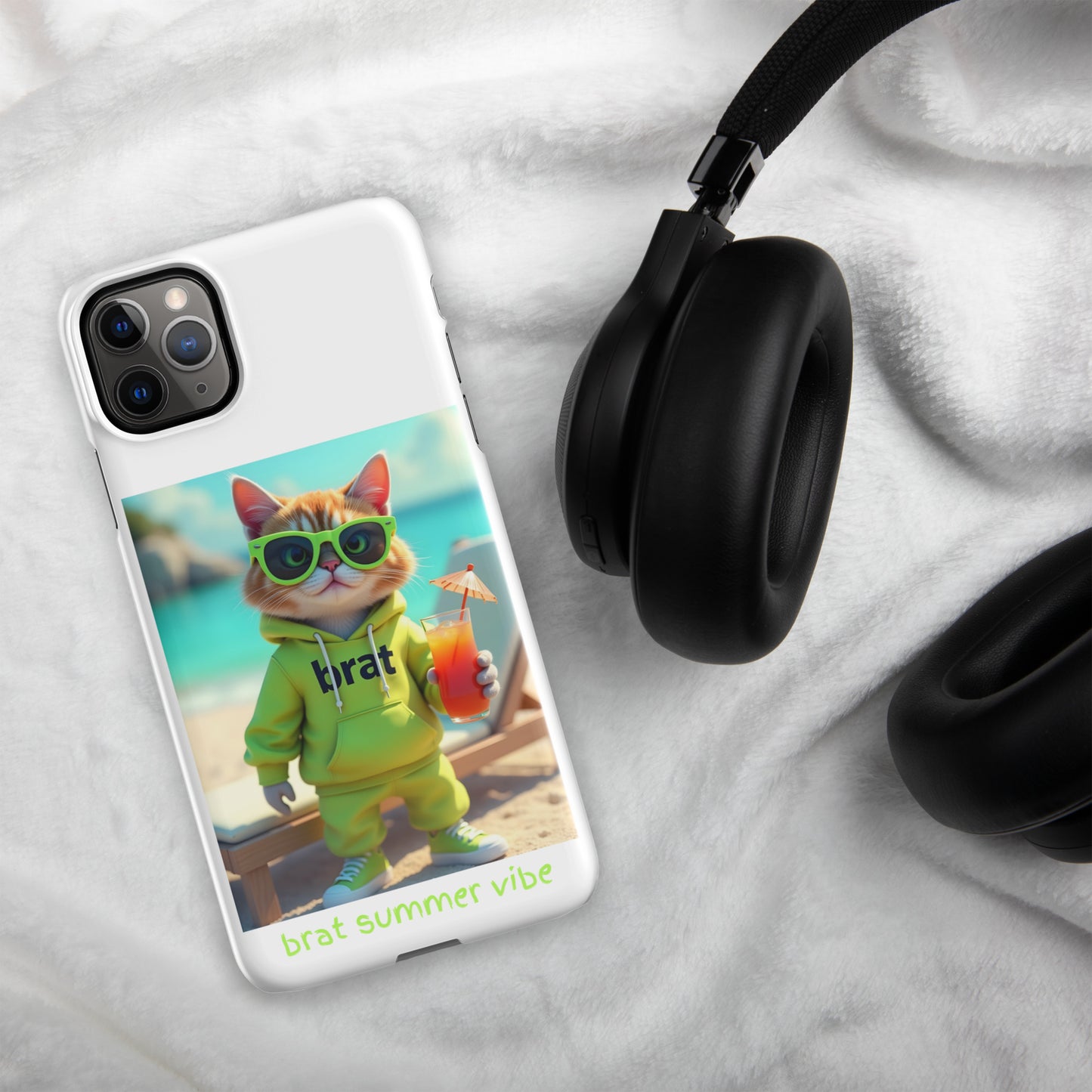 Kitty Cat Brat Summer Vibe case for iPhone®