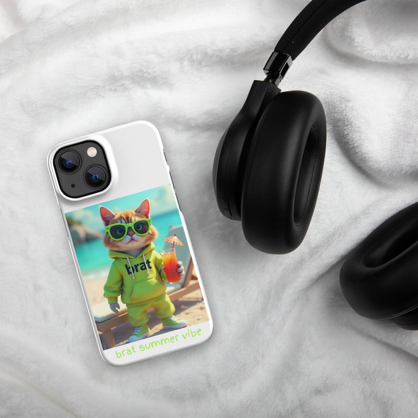 Kitty Cat Brat Summer Vibe case for iPhone®