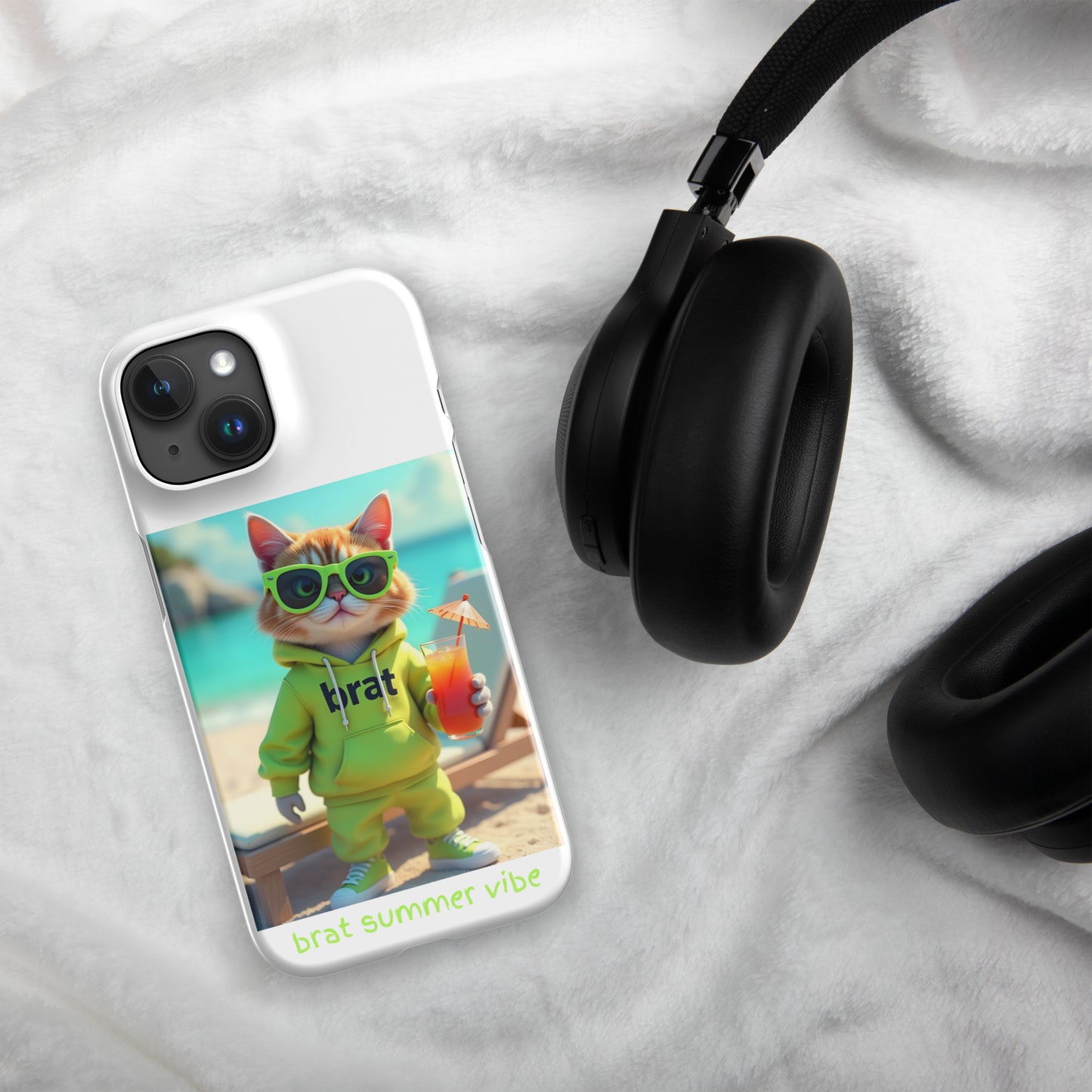 Kitty Cat Brat Summer Vibe case for iPhone®