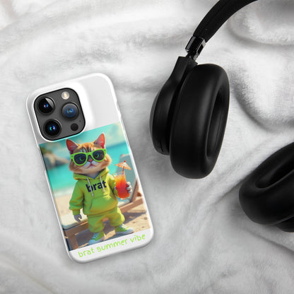 Kitty Cat Brat Summer Vibe case for iPhone®