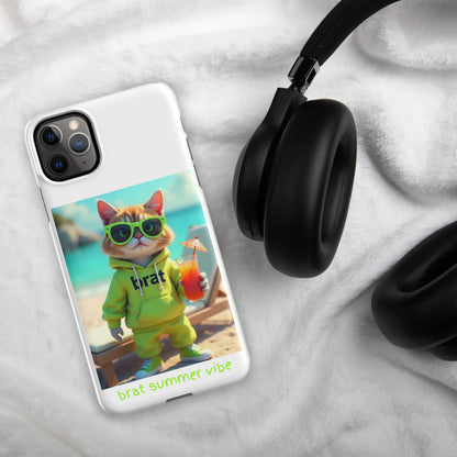 Kitty Cat Brat Summer Vibe case for iPhone®