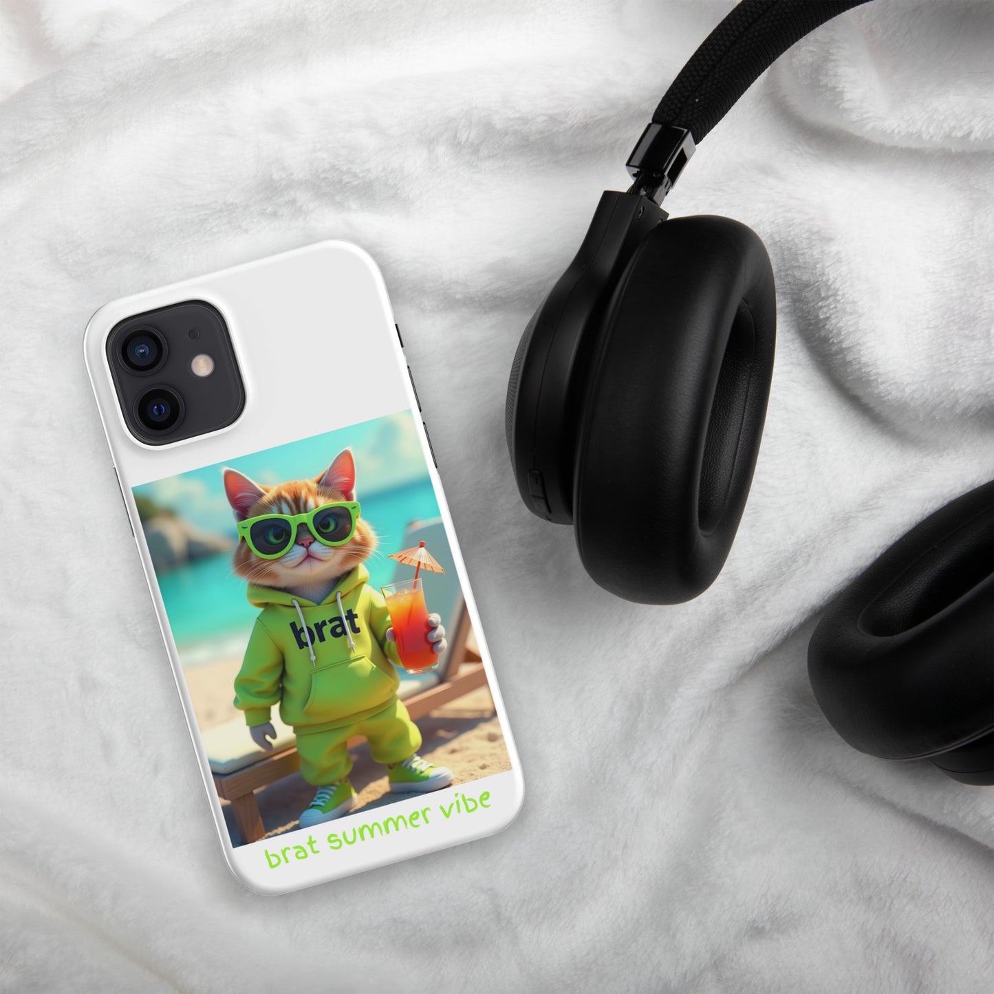 Kitty Cat Brat Summer Vibe case for iPhone®