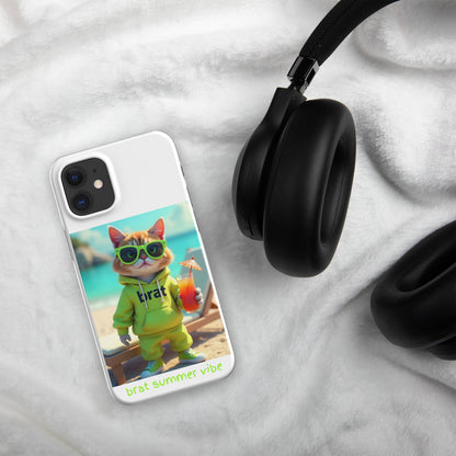 Kitty Cat Brat Summer Vibe case for iPhone®