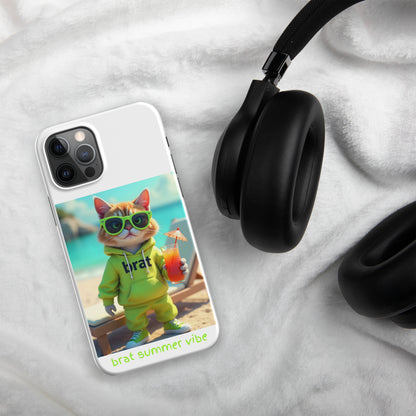 Kitty Cat Brat Summer Vibe case for iPhone®