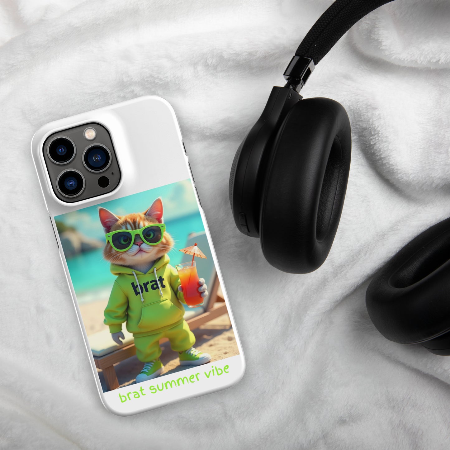 Kitty Cat Brat Summer Vibe case for iPhone®