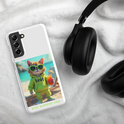 Kitty Cat Brat Summer Vibe case for Samsung®