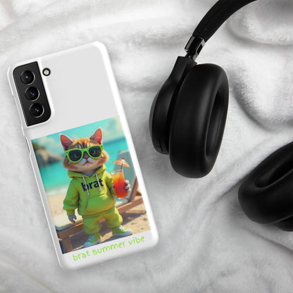 Kitty Cat Brat Summer Vibe case for Samsung®