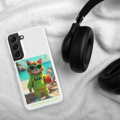 Kitty Cat Brat Summer Vibe case for Samsung®