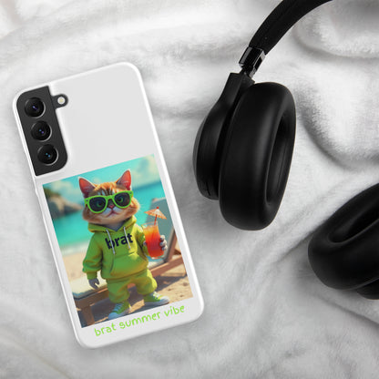 Kitty Cat Brat Summer Vibe case for Samsung®