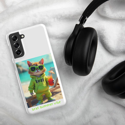 Kitty Cat Brat Summer Vibe case for Samsung®