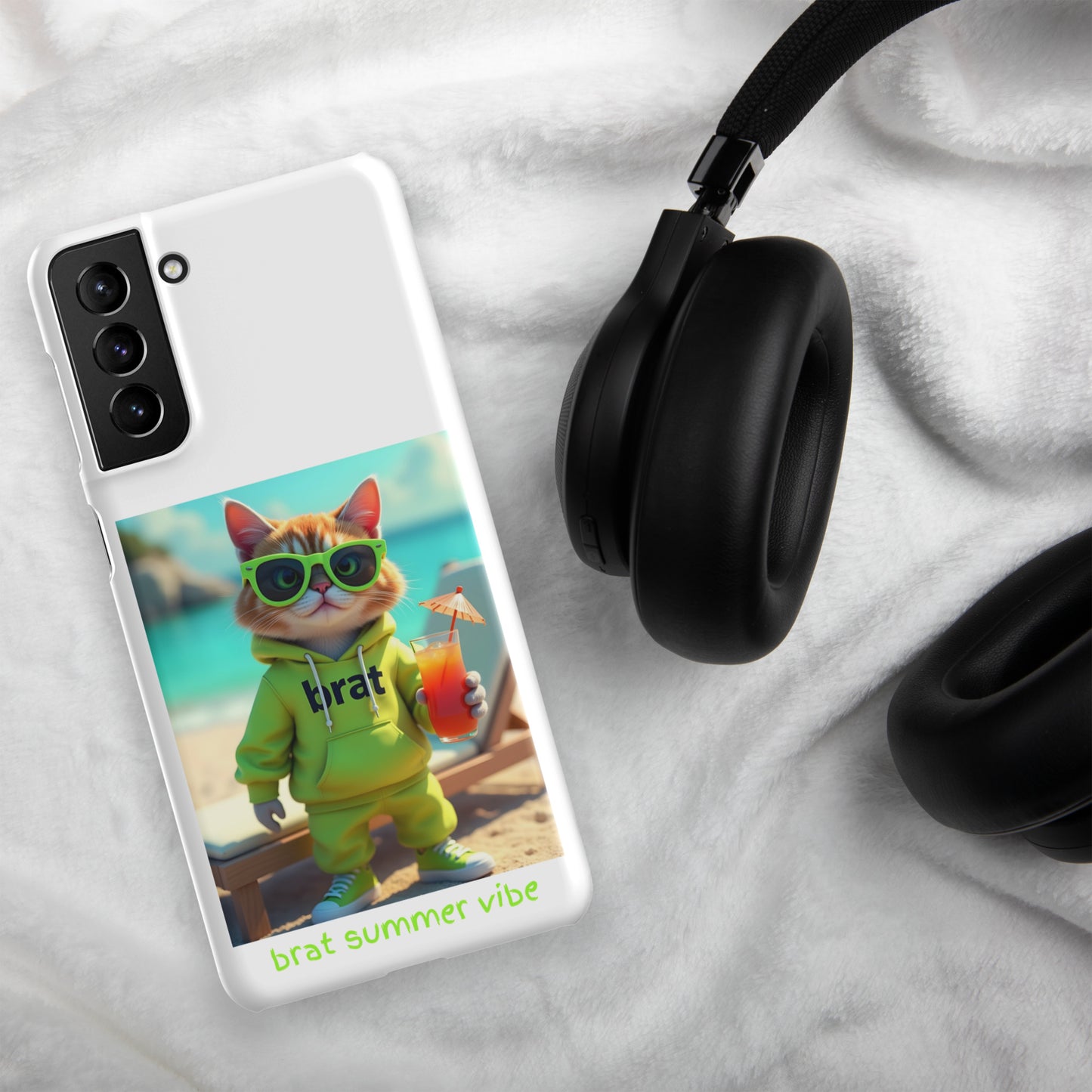 Kitty Cat Brat Summer Vibe case for Samsung®