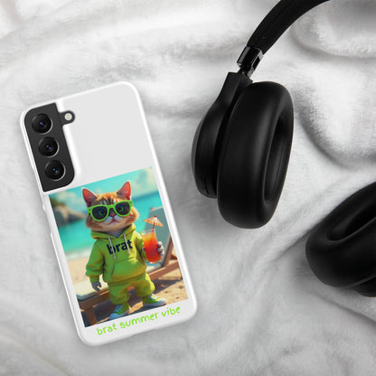 Kitty Cat Brat Summer Vibe case for Samsung®