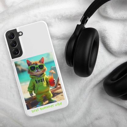 Kitty Cat Brat Summer Vibe case for Samsung®