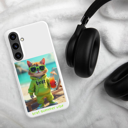 Kitty Cat Brat Summer Vibe case for Samsung®