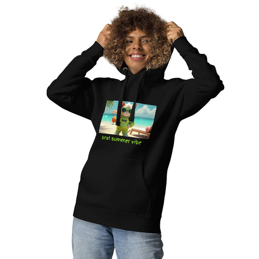 Kitty Cat Brat Summer Vibe (Unisex Hoodie)