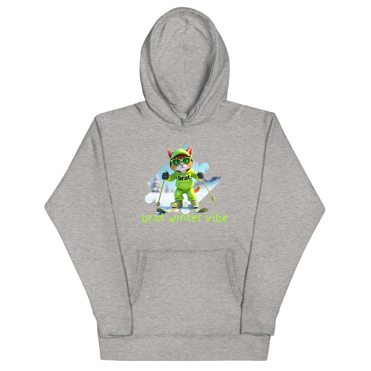 Kitty Cat Brat Winter Vibes - Slopes Edition (Unisex Hoodie)