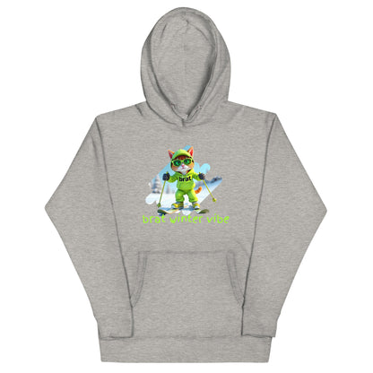 Kitty Cat Brat Winter Vibes - Slopes Edition (Unisex Hoodie)