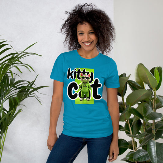 Kitty Cat is Brat (Unisex T-Shirt)