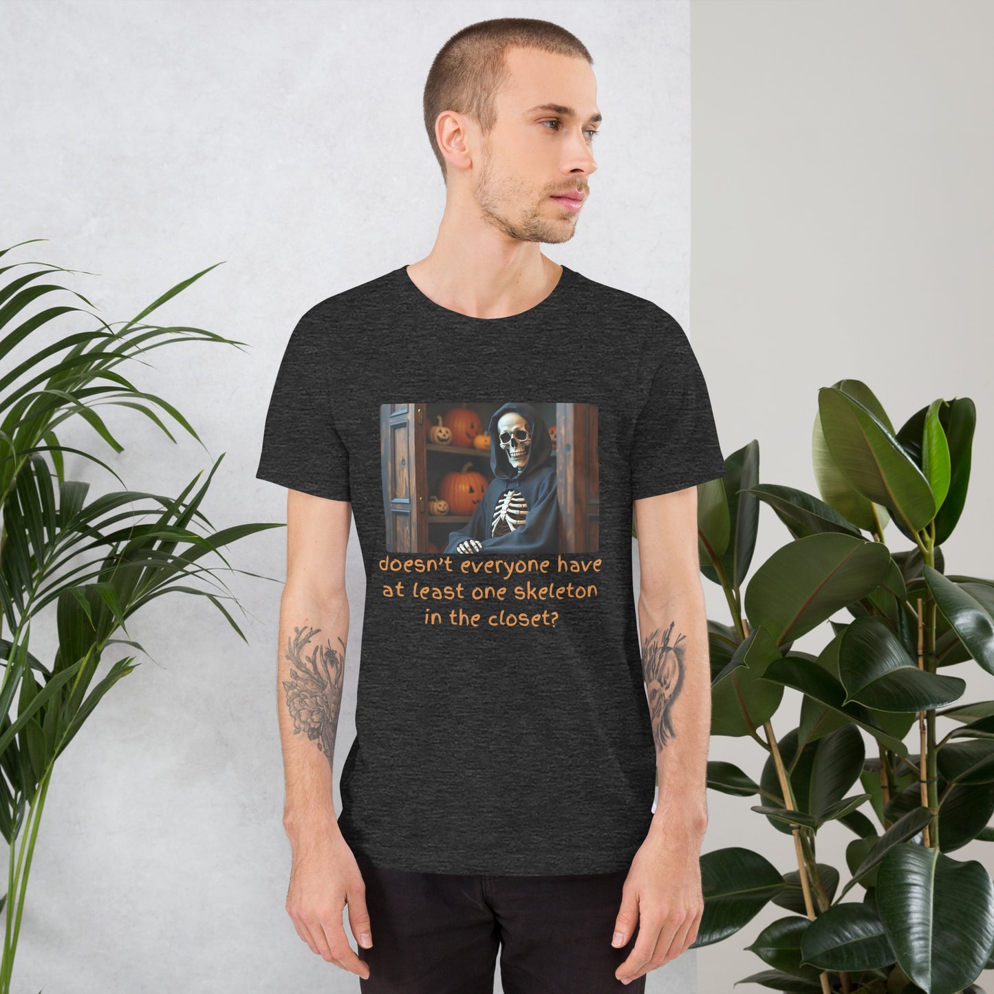 Skeleton in the Closet. (Unisex T-Shirt)