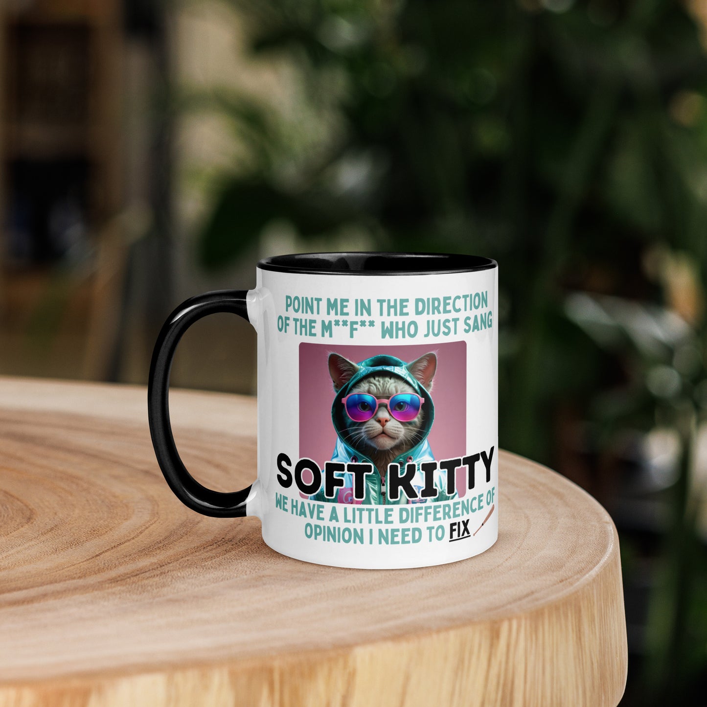 Soft Kitty? More like Gangsta Kitty! (Mug)