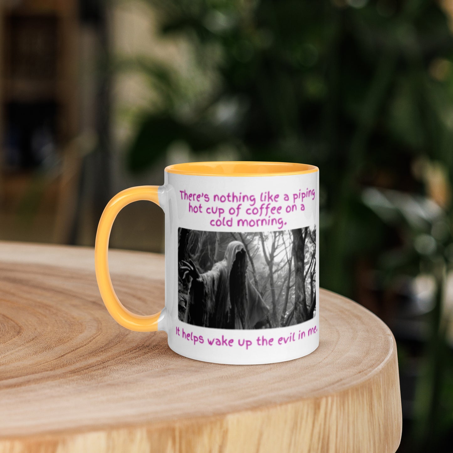 Wake up the evil in me! (Haunted Woods Edition Mug)