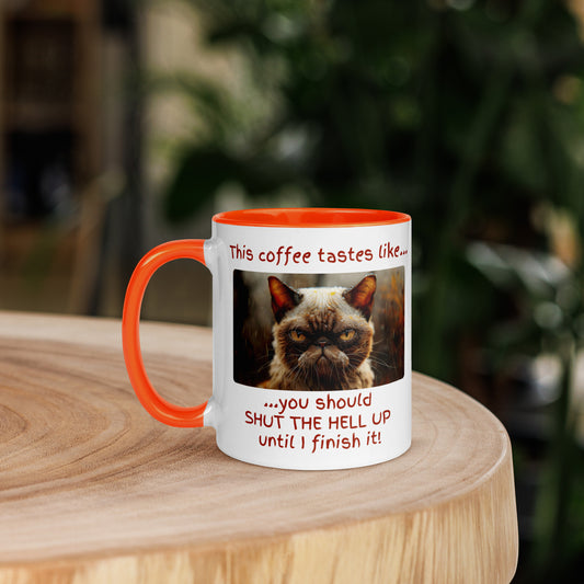 Shut the Hell Up! (Cat Edition Mug)